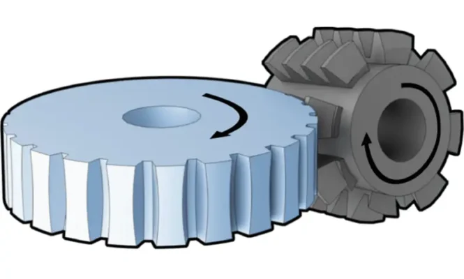 Gear hobbing