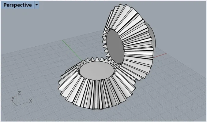 bevel gear drawing
