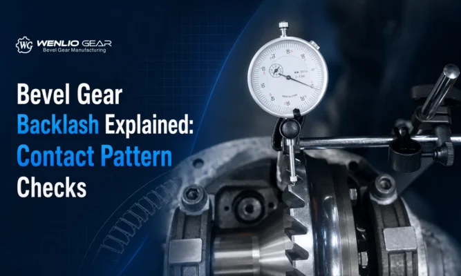 Bevel Gear Backlash Explained Contact Pattern Checks