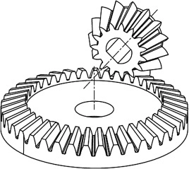 straight Bevel Gear Drawing