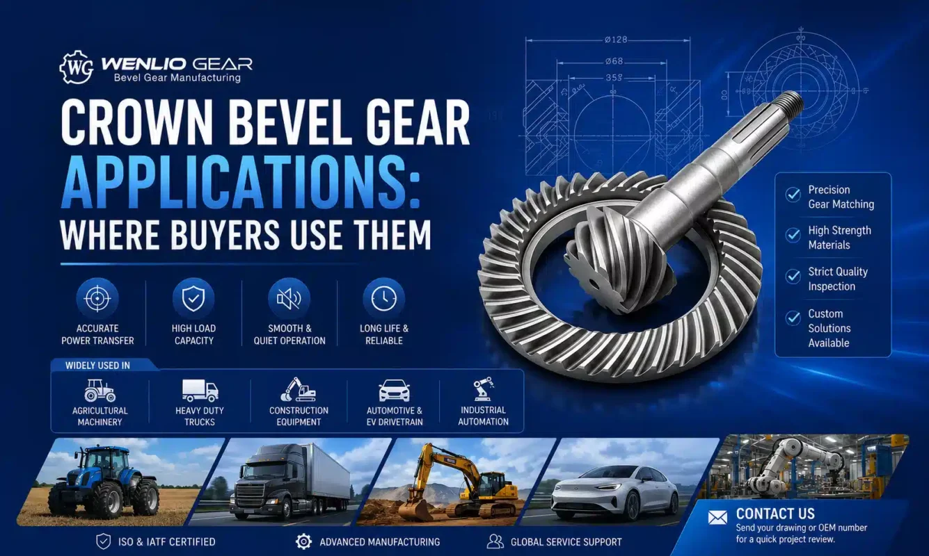 Crown Bevel Gear Applications Where Buyers Use Them