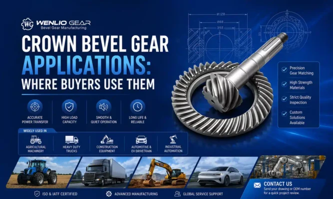 Crown Bevel Gear Applications Where Buyers Use Them