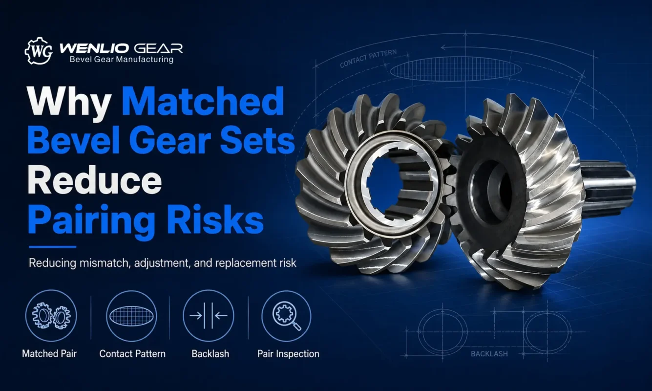 Why Matched Bevel Gear Sets Reduce Pairing Risks