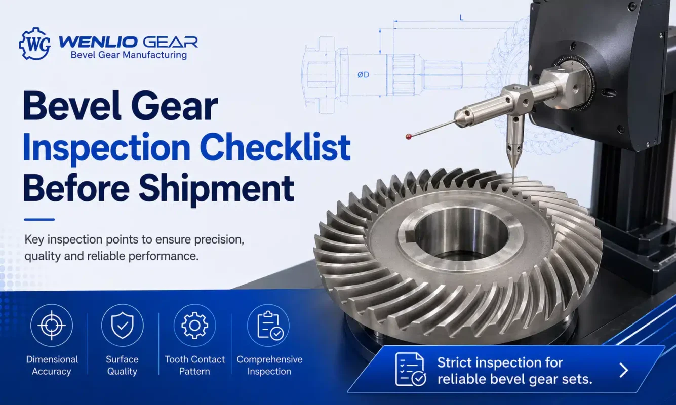 Bevel Gear Inspection Checklist Before Shipment