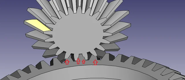 Bevel gear compatibility
