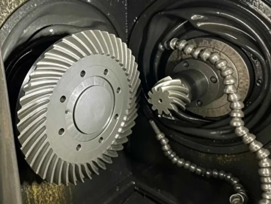 Bevel gear lapping