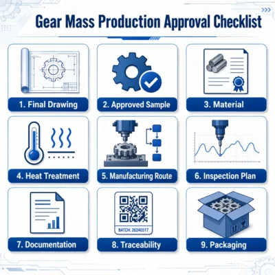 Gear Mass Production Approval Checklist