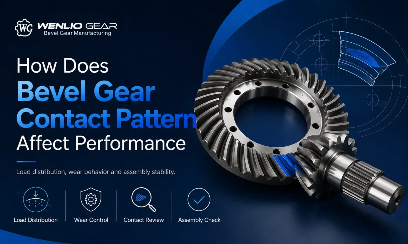 How Does Bevel Gear Contact Pattern Affect Performance