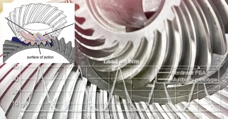 spiral bevel gear load sharing diagram