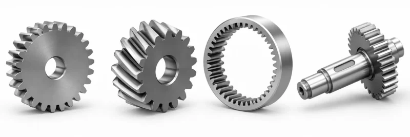 Types of Cylindrical Gears