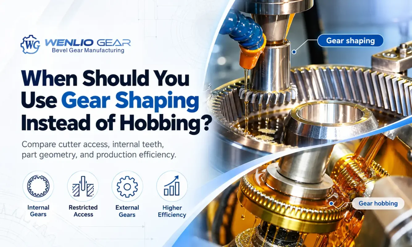 When Should You Use Gear Shaping Instead of Hobbing