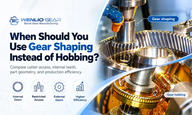 When Should You Use Gear Shaping Instead of Hobbing