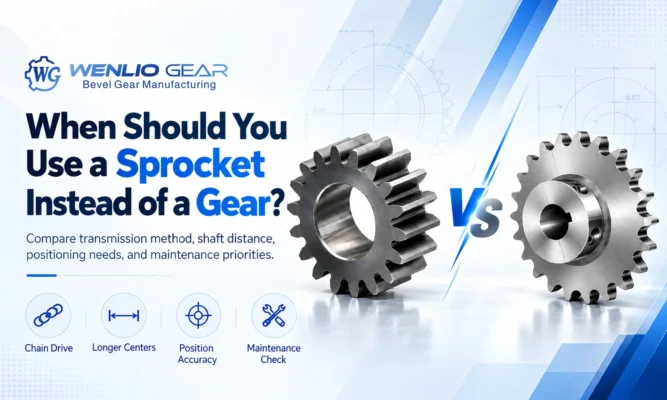 When Should You Use a Sprocket Instead of a Gear